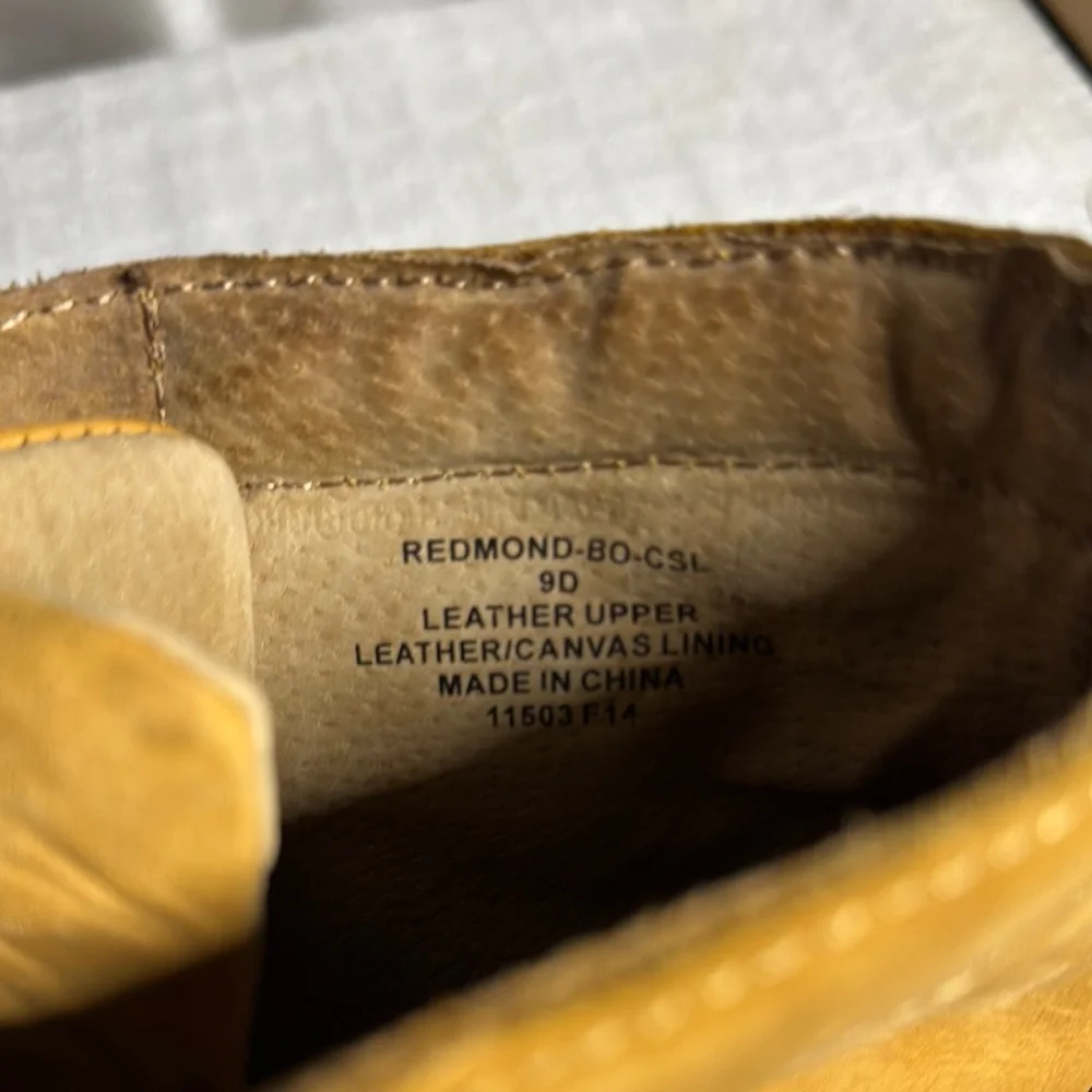 Polo by Ralph Lauren Tan Leather Boots Men's Size 9 - Picture 12 of 14